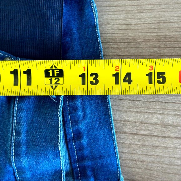 Sexy Mama Maternity Set Denim Shorts & Mama Black T-shirt Size: 2-6 - Picture 14 of 15